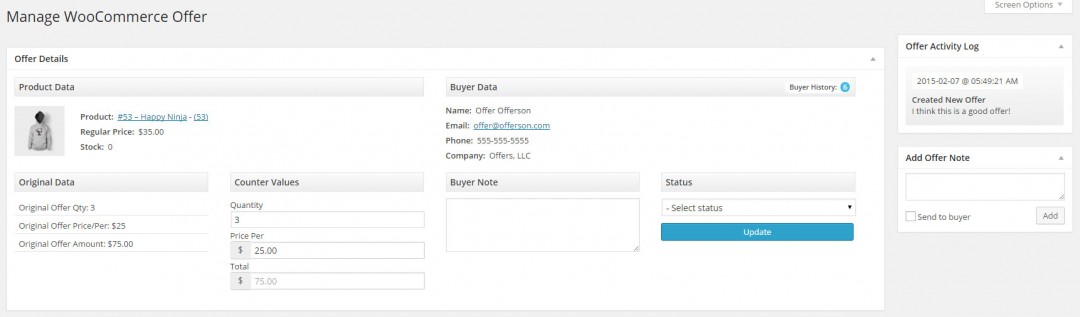 WooCommerce Offers | Make an Offer WooCommerce Plugin