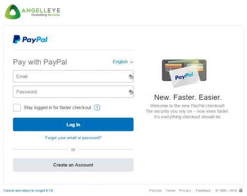 PayPal Express Checkout PHP PayPal Login