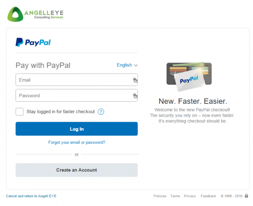 CodeIgniter PayPal Integration Express Checkout Login