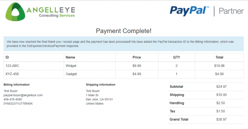 PayPal Express Checkout PHP In Context Demo Kit Complete