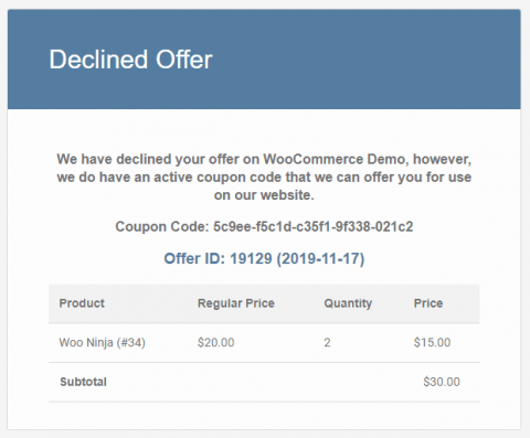 WooCommerce Offers | Make an Offer WooCommerce Plugin